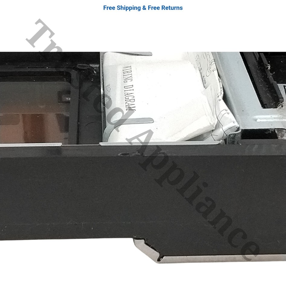 GE Microwave Control PANEL PART # WB07X11360 black