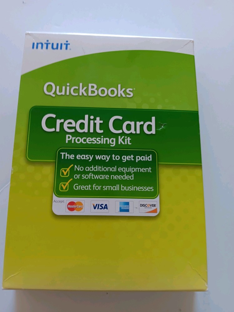Intuit Credit Card Processing Kit 2008 opened Quick Books
