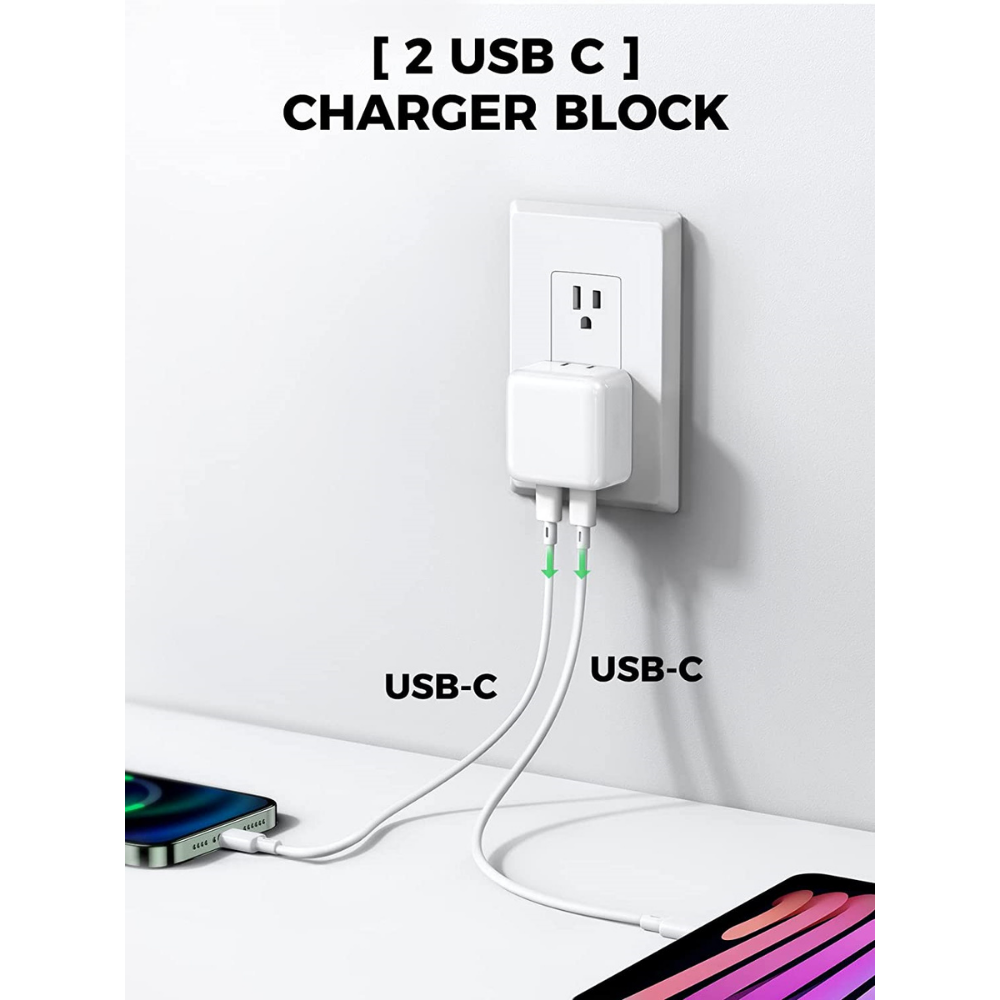 35W USB-C Fast Charger PD Type-C Cable For iPhone 15 Pro Max Plus iPad Android