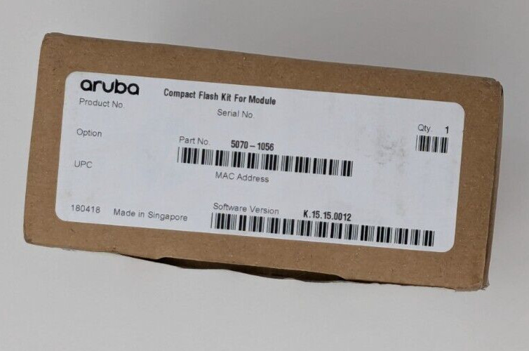 HPE Aruba 5070-1056 OEM Compact Flash (CF) Management Module
