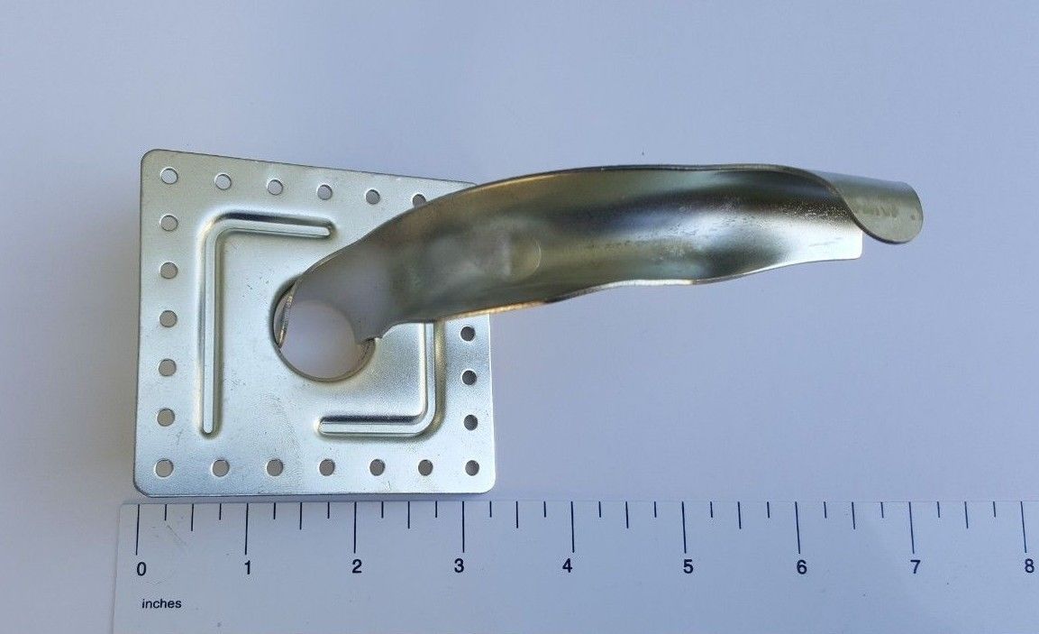 25 PIECES 1/2" PEX TUBING BEND SUPPORTS METAL WITH PLATE