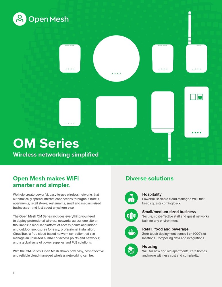 Open Mesh Access Point - OM2P-HS v2