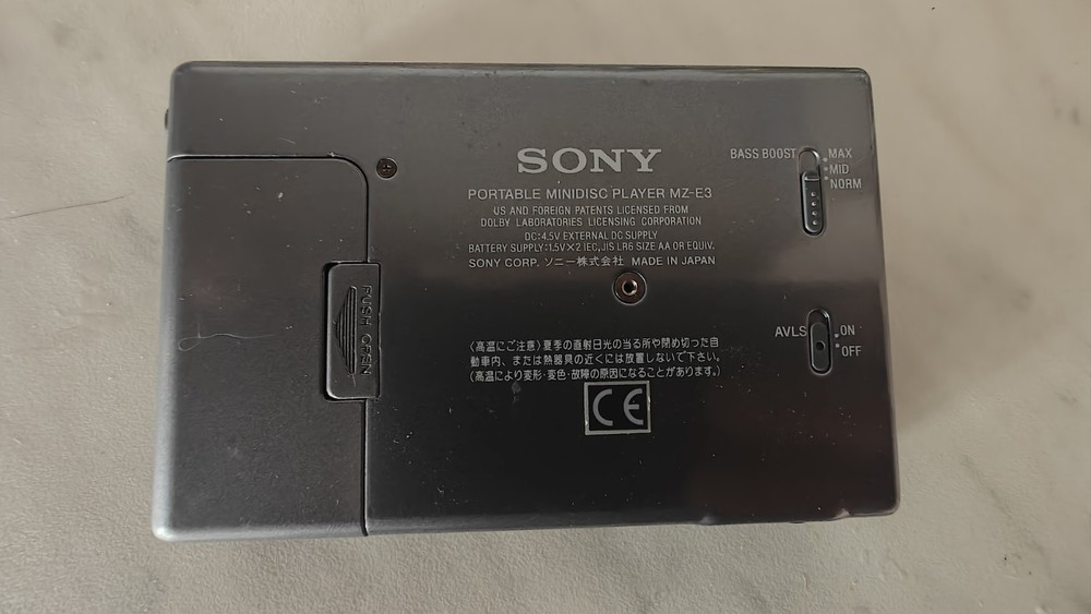 Sony MD MZ-E3