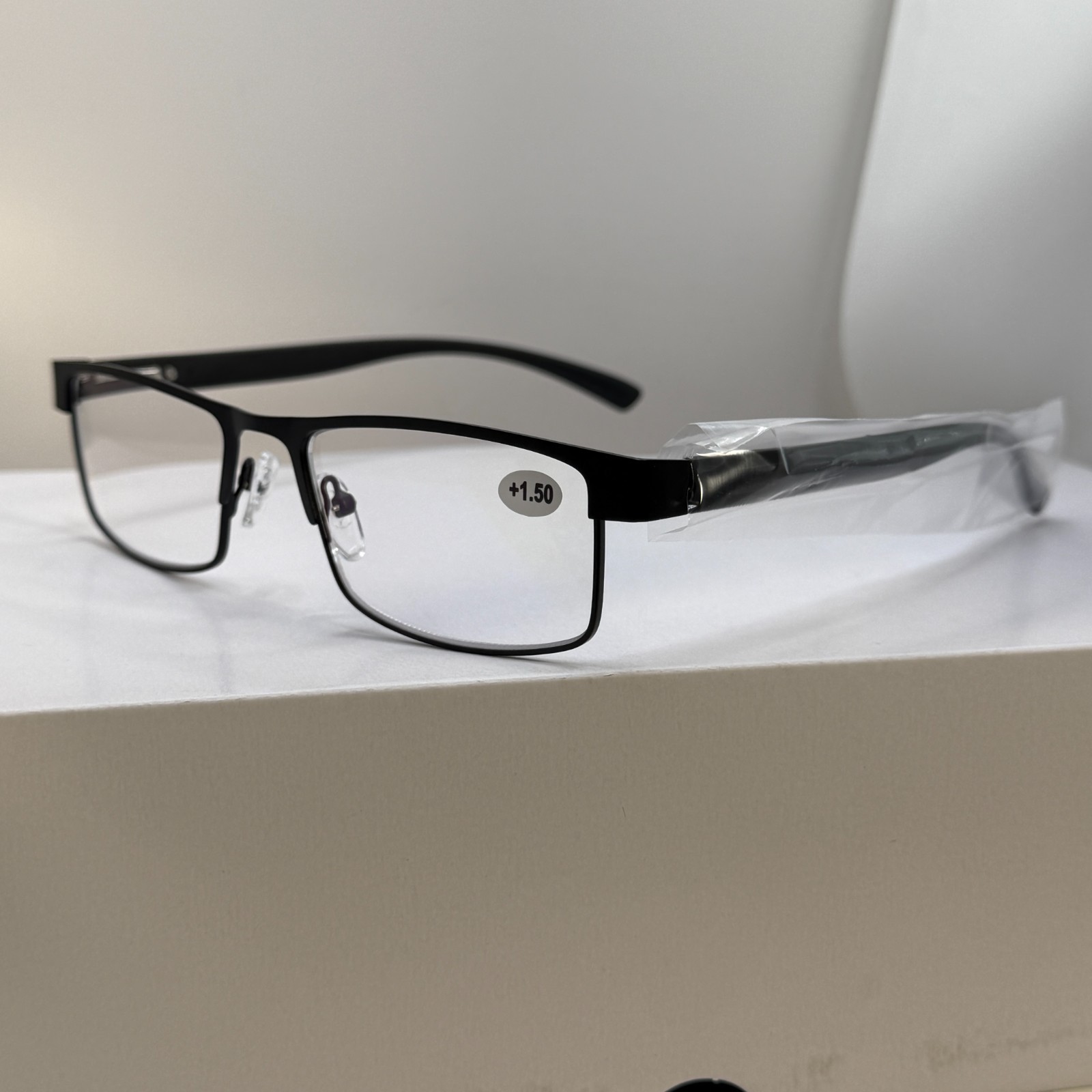 6 Pack Blue Light Blocking Reading Glasses Metal Frame Spring Hinge Mens Readers