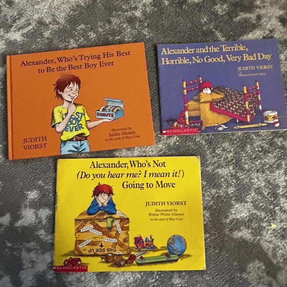 Scholastic Three Alexander Books