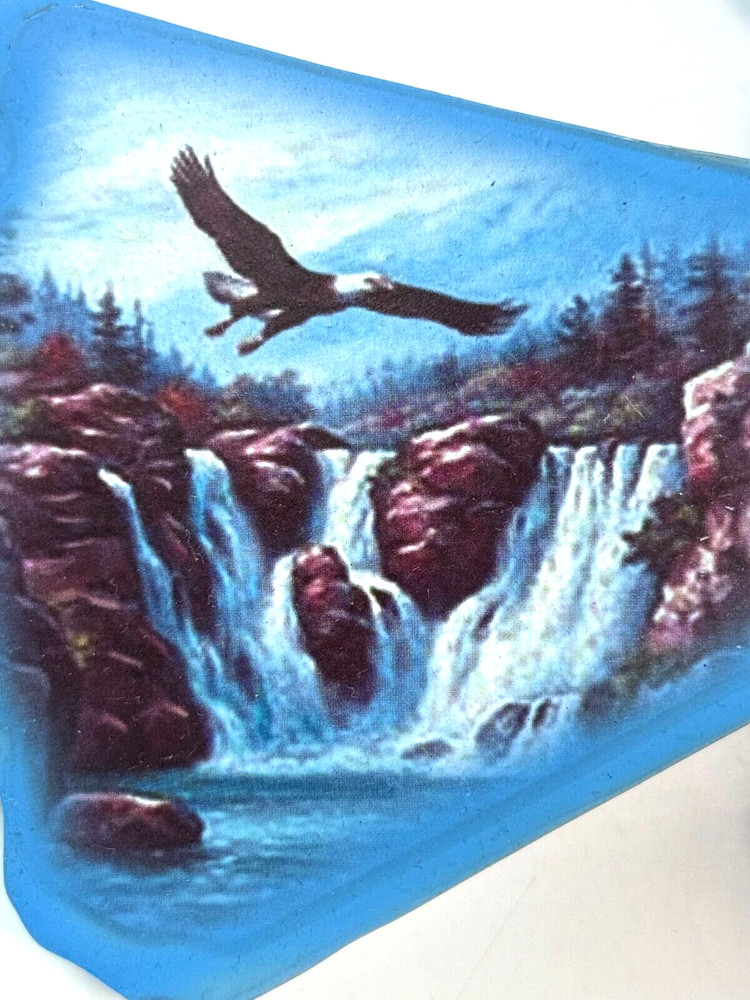 Decorative Tomahawk With American Bald Eagles Wall Hanging Composite Material