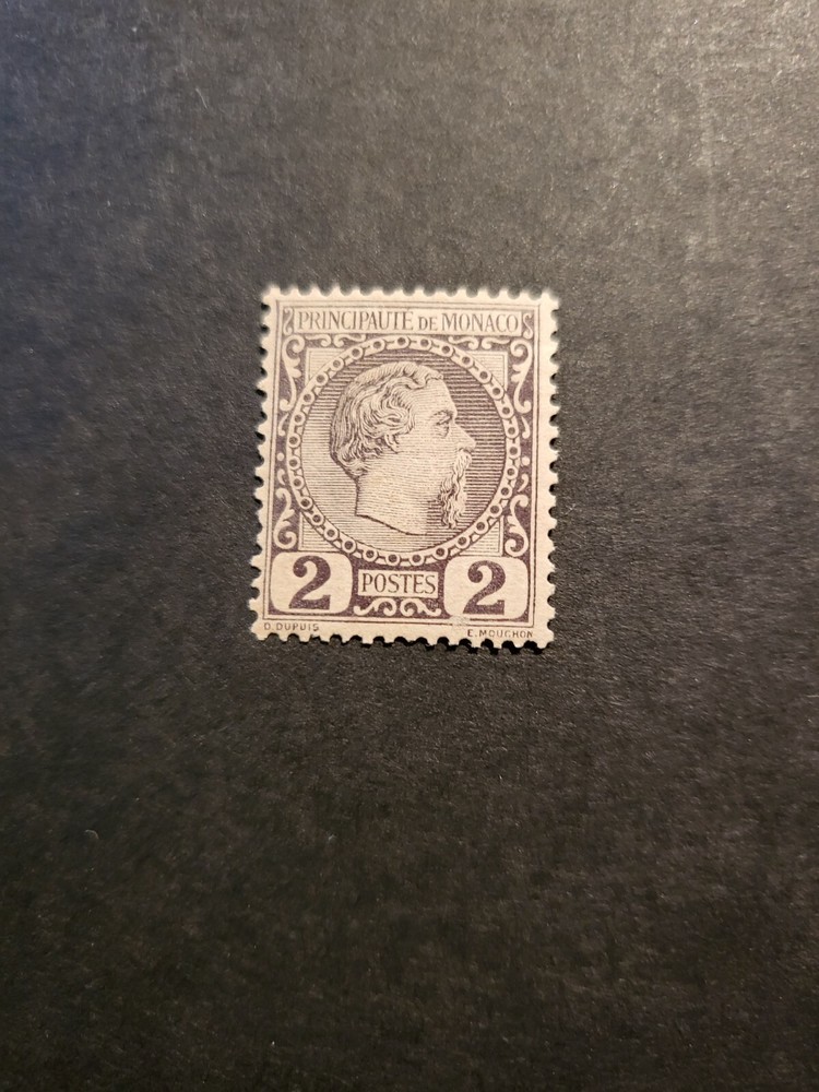 Stamps Monaco Scott #2 hinged