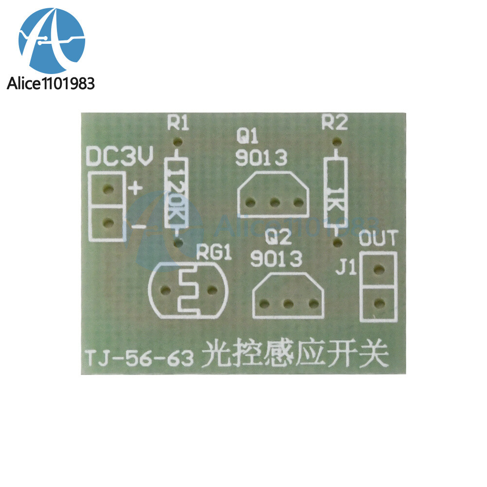 10X Light-Control Sensor Switch Circuit DIY Kits For Electronic Trainning Module