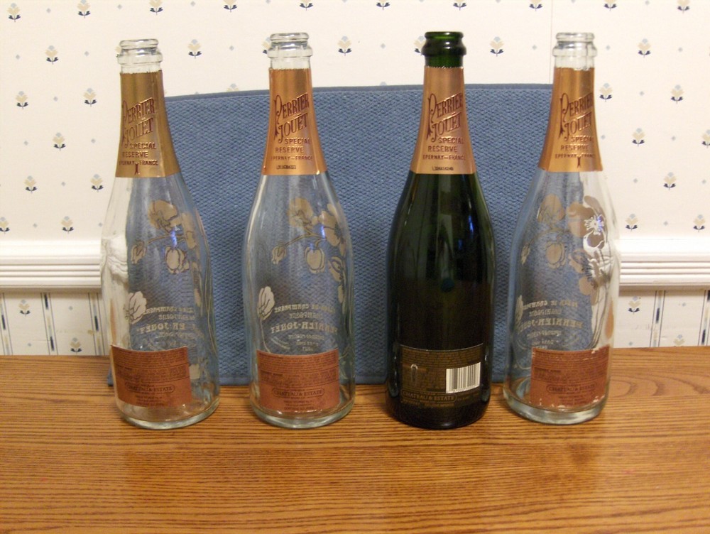 PERRIER JOUET CHAMPAGNE BOTTLES