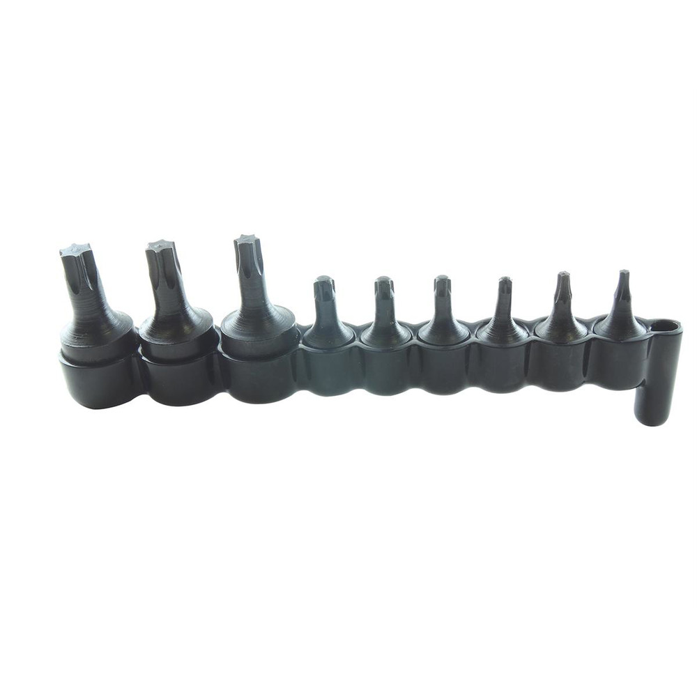 K-Tool 22600 9-pc Internal Torx Socket Set with Vinyl Holder