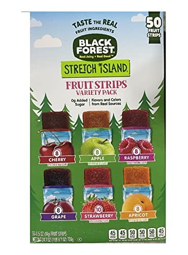 Variety Pack Fruit Leather Snacks - Cherry, Apple, Strawberry, Grape, Raspberry