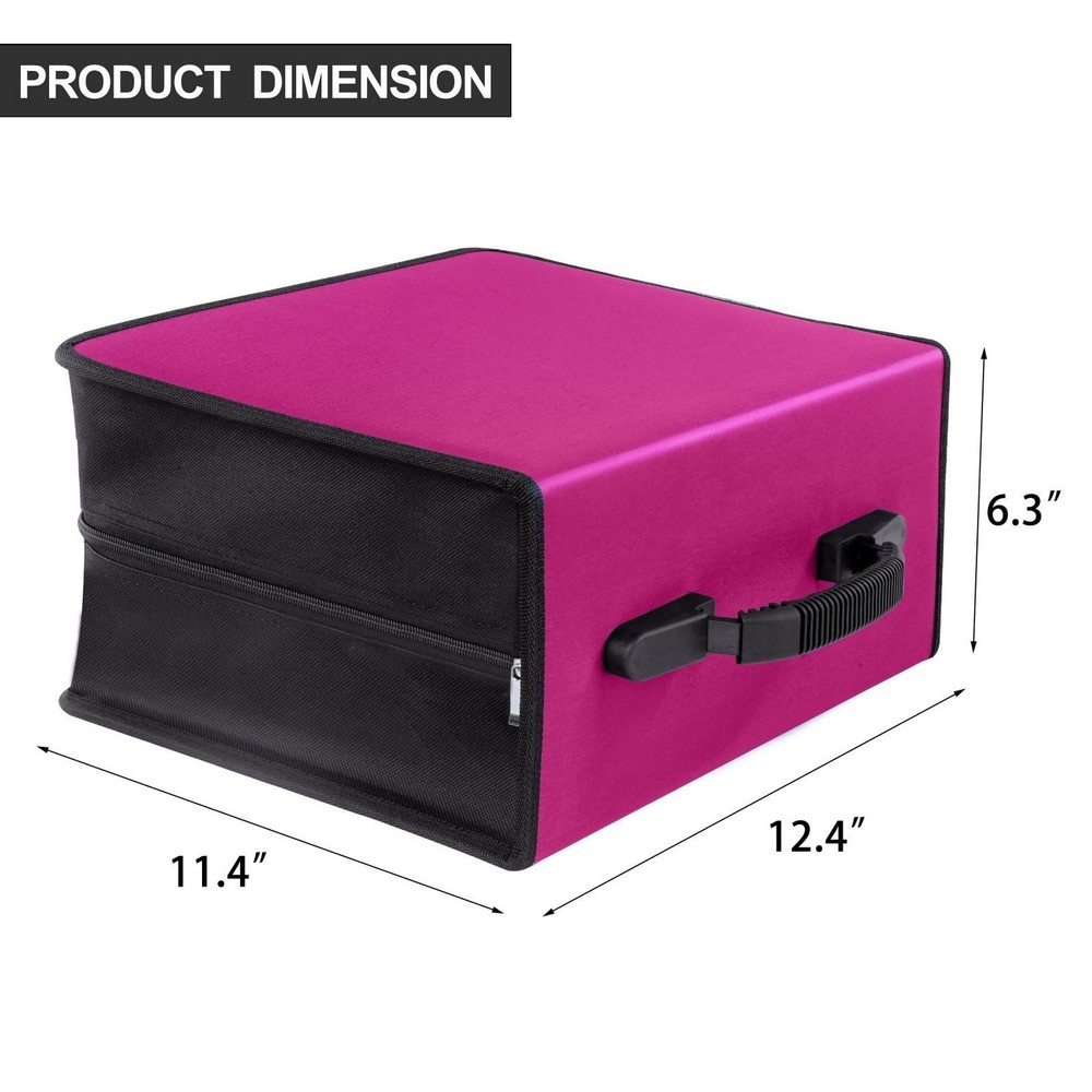 CD/DVD Case Binder, CD DVD Case Wallet Storage Holder Binder 400 Capacity CD/...