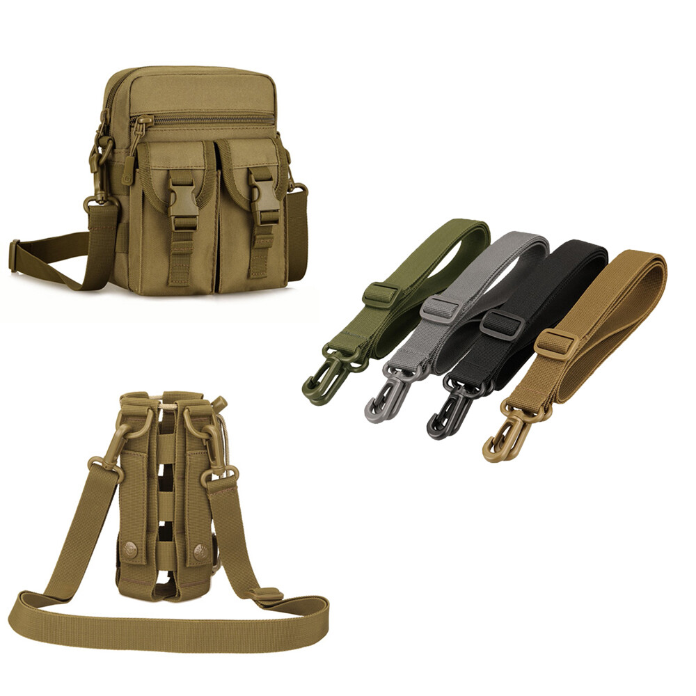 1/2 pcs Tactical 3.8cm Shoulder Straps Replacement Adjustable Strap for Bag Pack