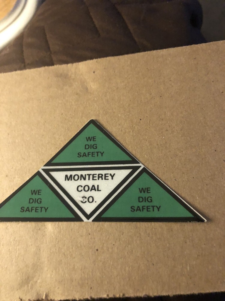 coal mining stickers nice older  Coal Company