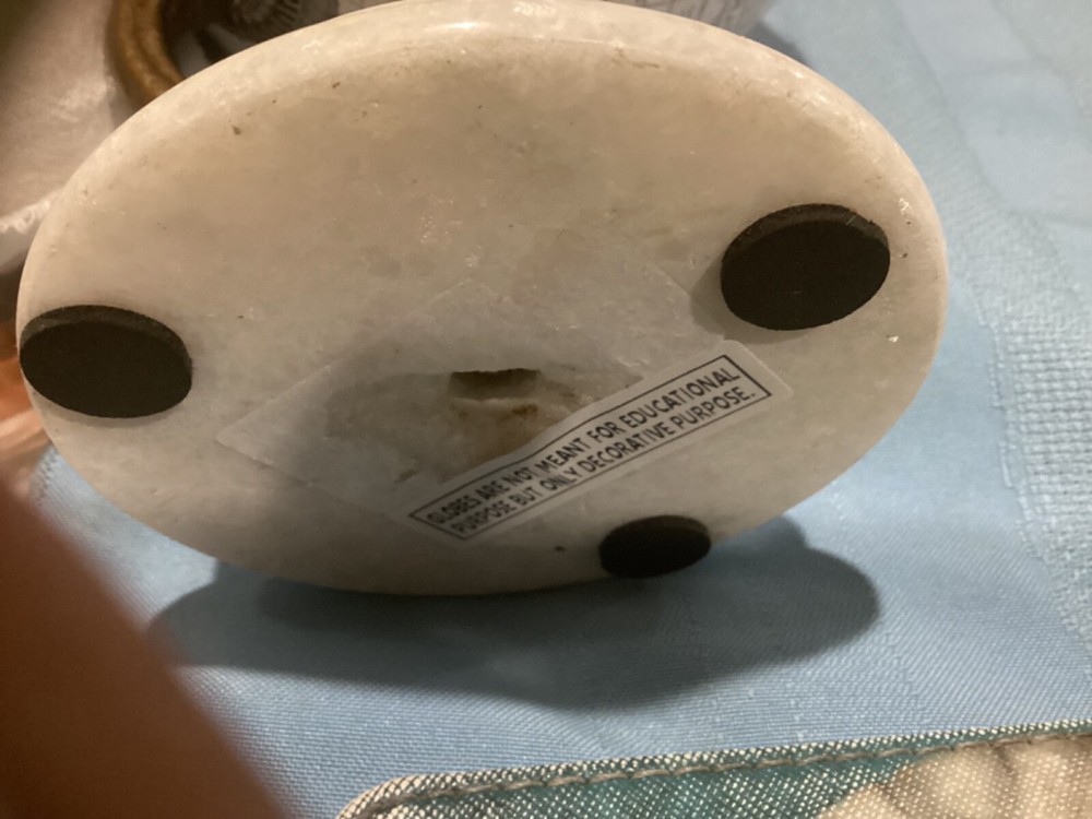 New White Marble Base Desk Globe
