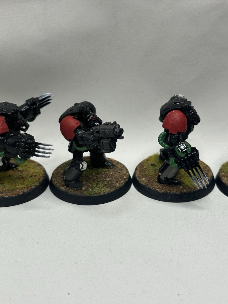 Terminator Squad x5 Warhammer 40k Space Marines Black Templars Games Workshop