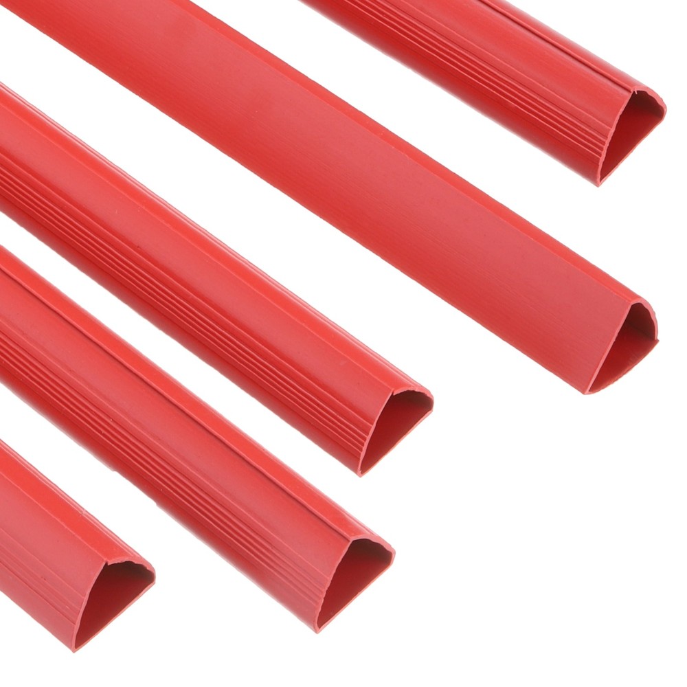 10Pcs Binding Bars, 25mm Binding Bars 220 Sheets Capacity, Red