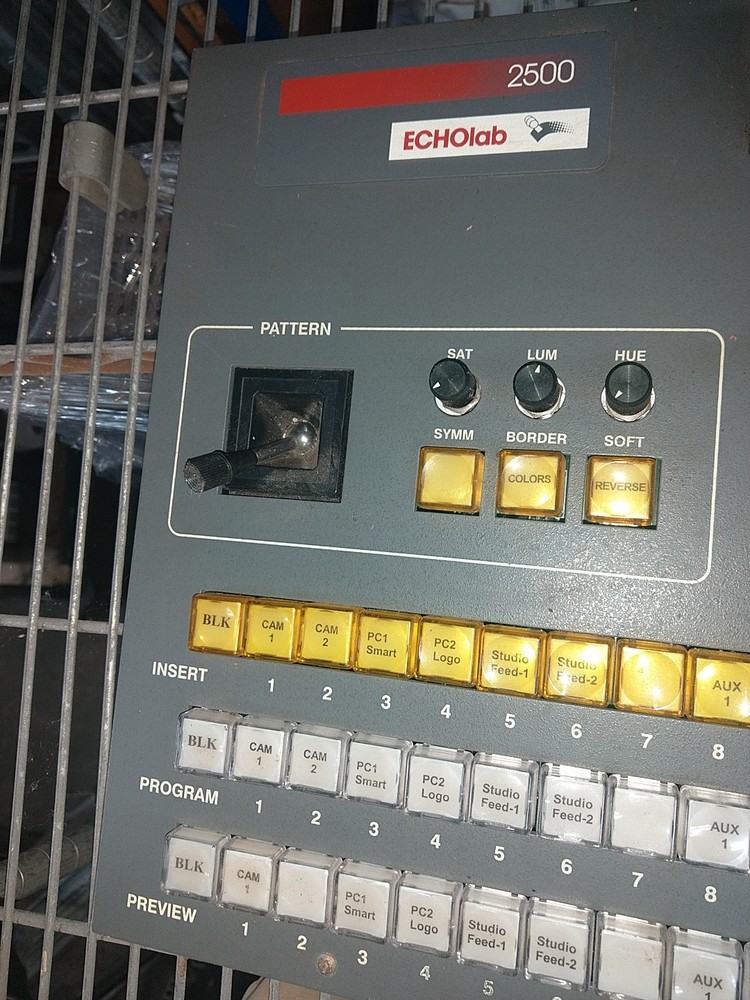 ECHOlab 2500 Live Video Switcher Console Control Board