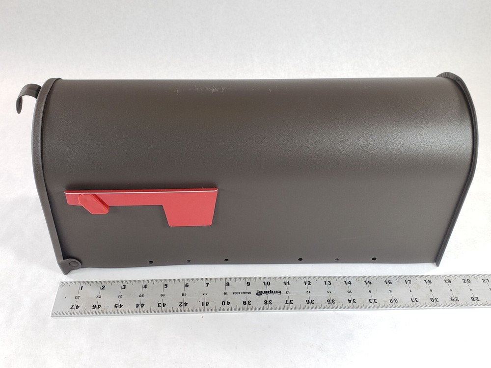 Gibraltar E1100BZ0 Post Mount Elite Medium Galvanized Steel Mailbox DAMAGED