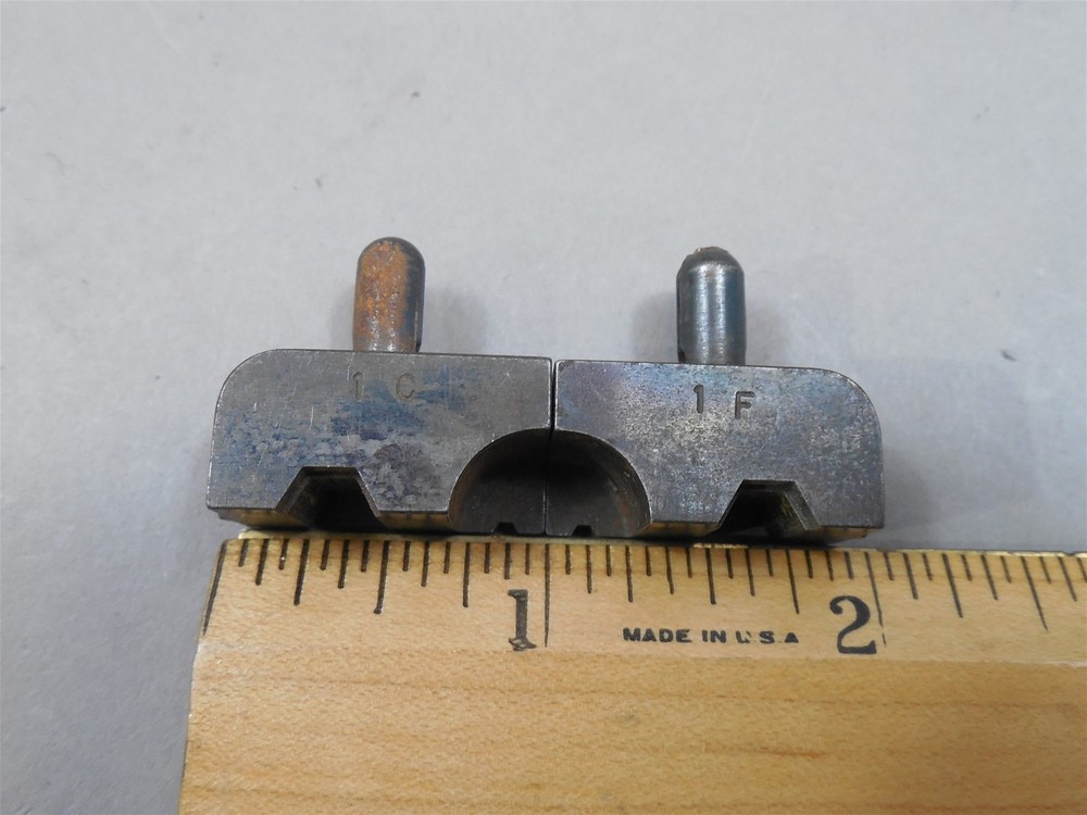 Crimp Die Head Set 1F, 1C - Used