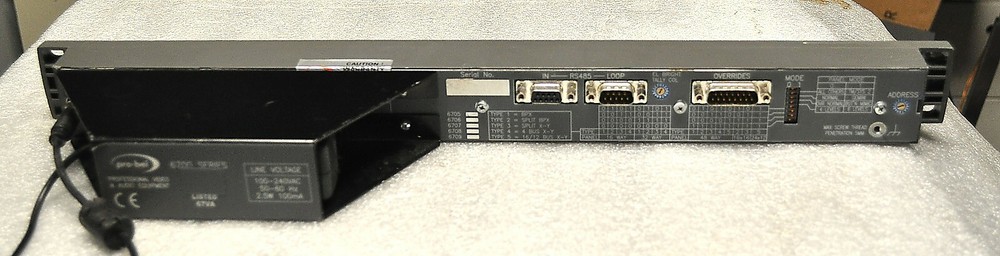 PRO-BEL MODEL 6705 TYPE 1 ROUTER CONTROL PANEL W/ POWER SCHOOL SURPLUS