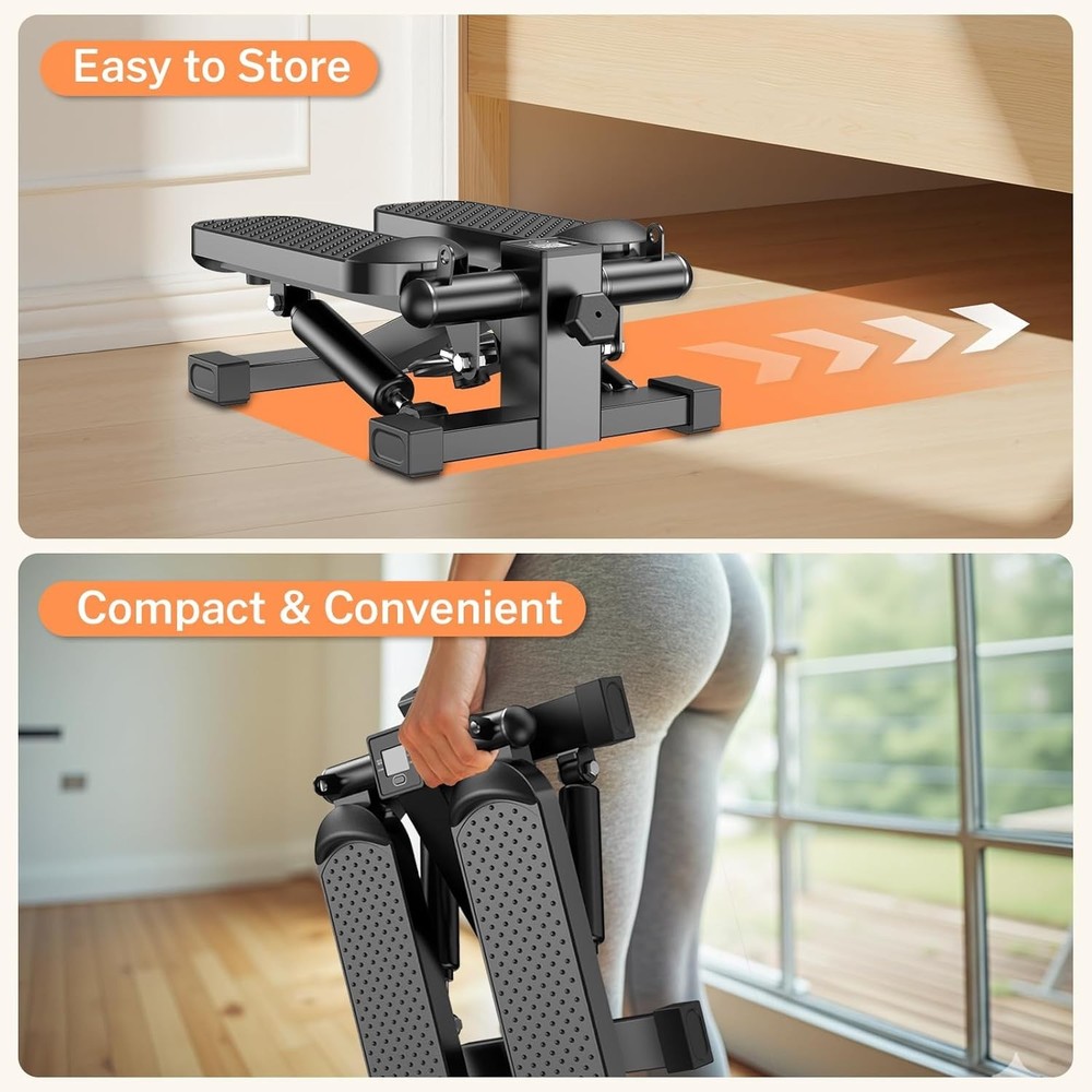 🔥 Mini Stair Stepper Exercise Machine 220LBS Capacity Hydraulic Stepper,NEW,b