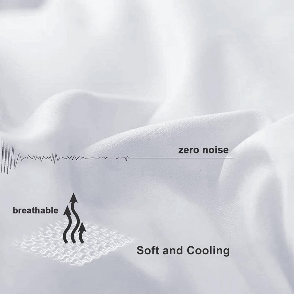 King Size Cooling Comforter - down Alternative Duvet Insert with Anti-Clump Tech