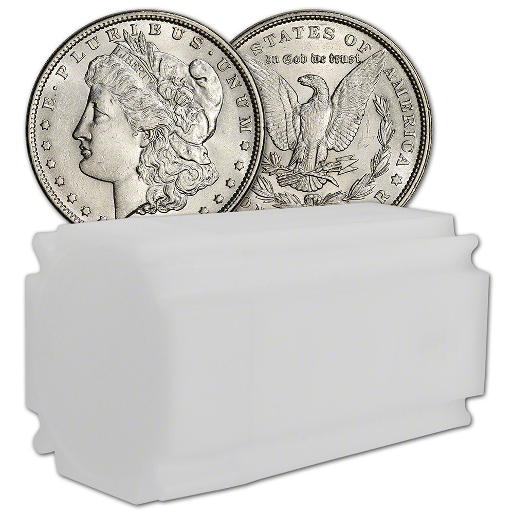 US Morgan Silver Dollar - Roll of 20 coins - AU - Pre 1921 Random Date