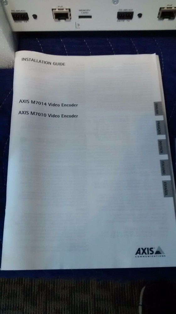 Axis M7010 Video Encoder P/N: 0414-004 For Security Camera and Video [CTNO]