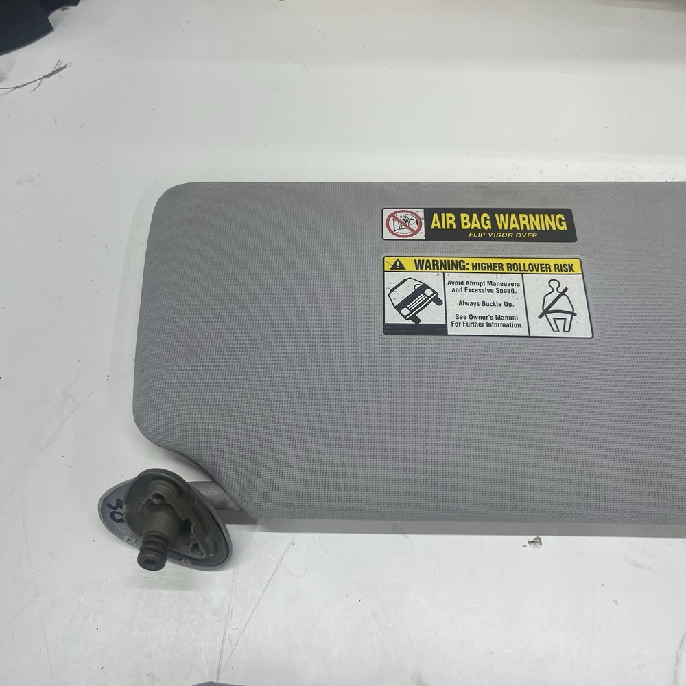 2003-2006 Honda Element Driver Passenger Side Sun Visor Pair Gray Cloth OEM