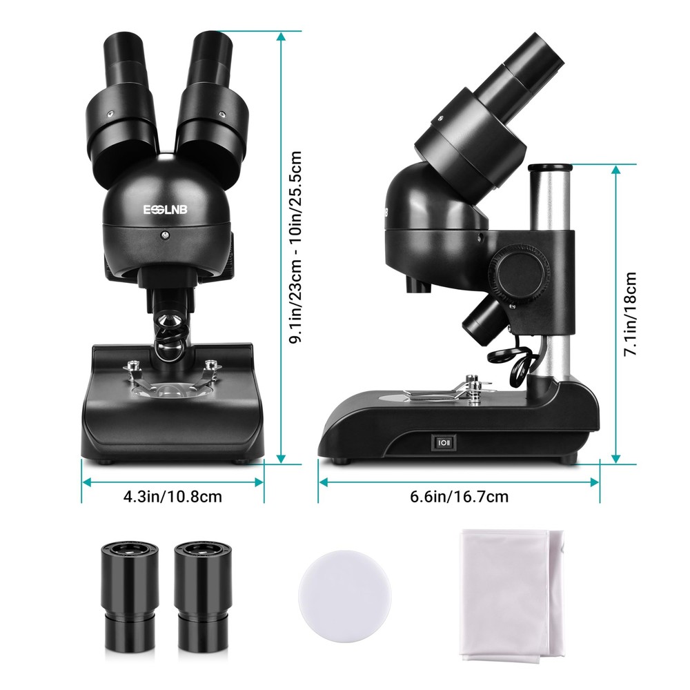 Mounted Binocular Stereo Microscope, Microscopes, Portable Biological Microscope