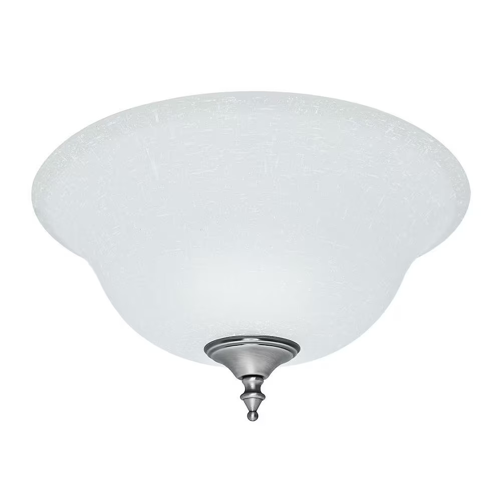 White Linen Bowl Glass