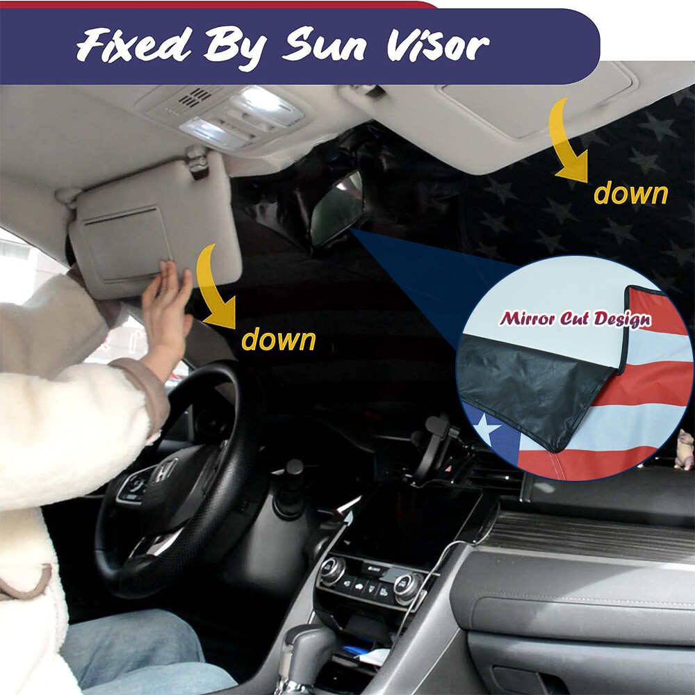 Foldable Auto Car Windshield Sun Shade Shield Cover Visor UV Block Protector