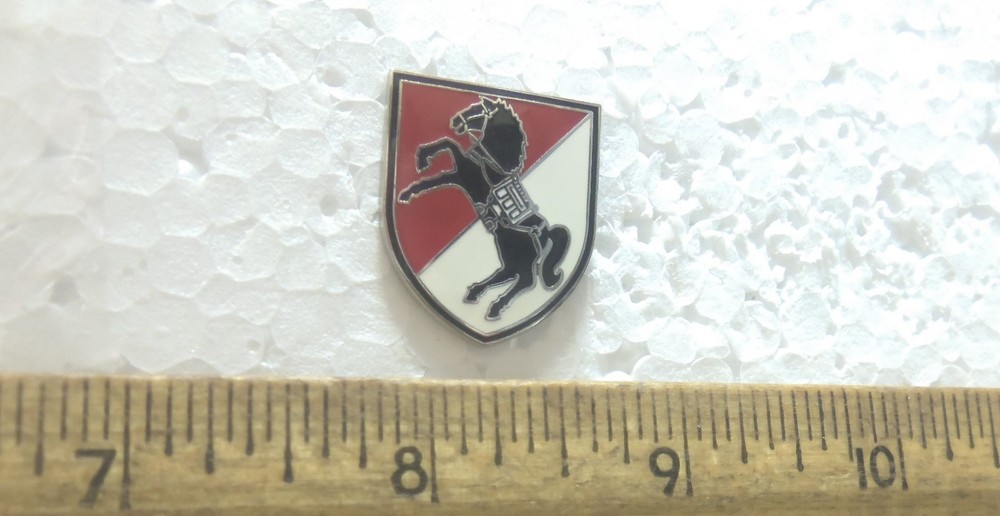 US Army - 11th Armored Cavalry Regiment Support Pin