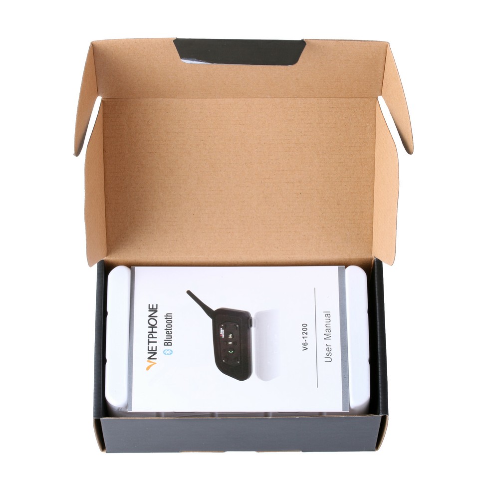 Motorcycle Helmet Bluetooth Intercom Interphone Headset Moto Intercomunicador V6