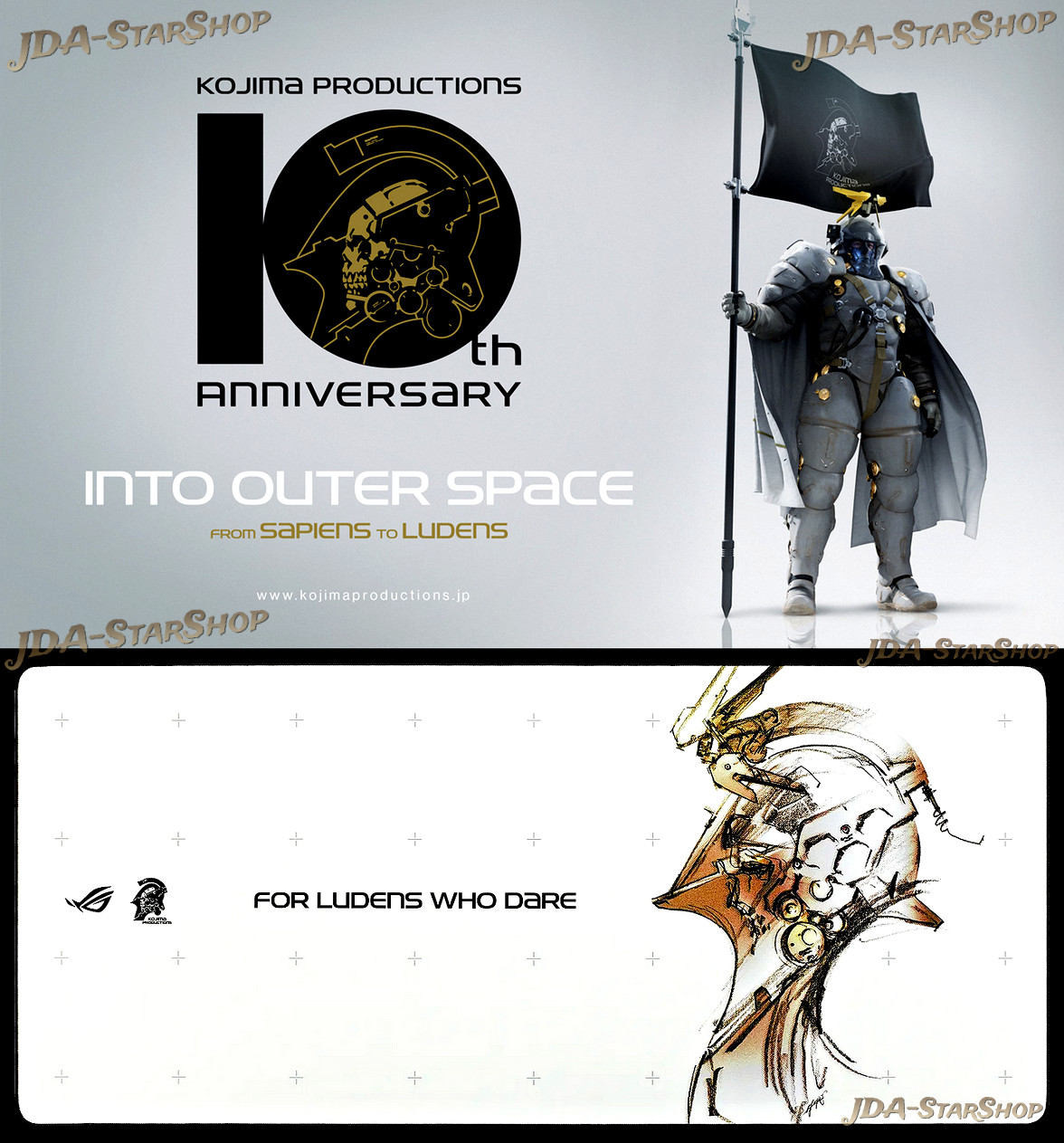 ASUS ROG x KOJIMA PRODUCTIONS Limited Ludens Edition Scabbard II Gaming Desk Pad