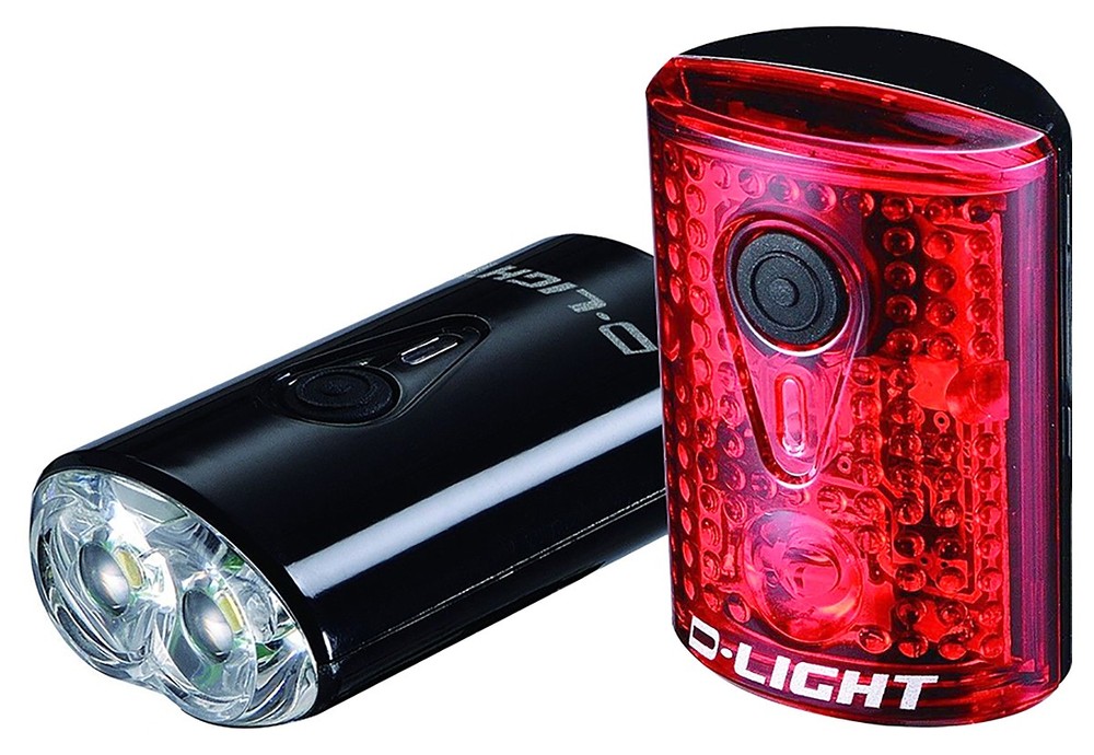 EyezOff USB Rechargeable LED Bicycle Lights Front/Rear Set