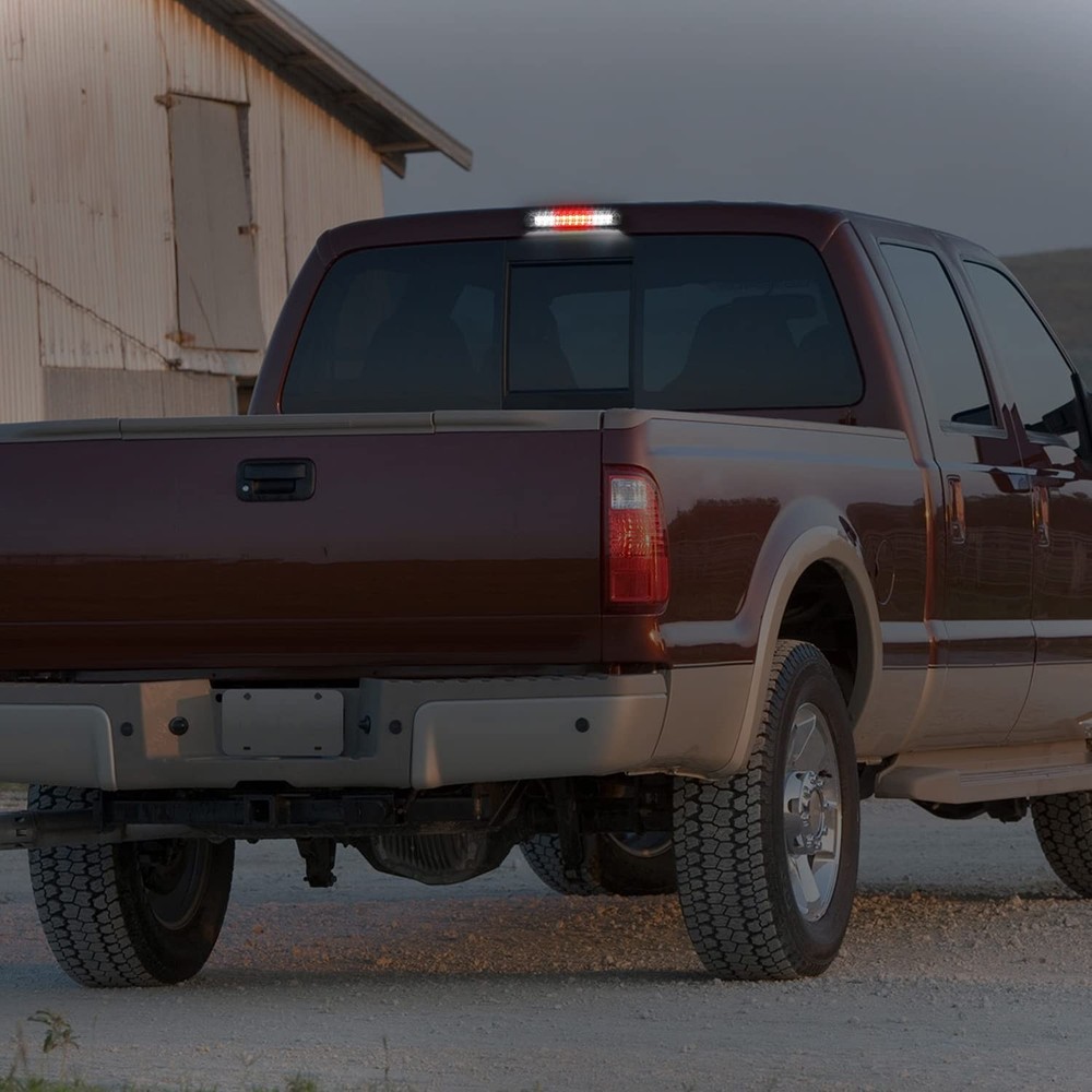 Partsam High Mount Stop Light Led 3rd Brake Standard, Clear Lens