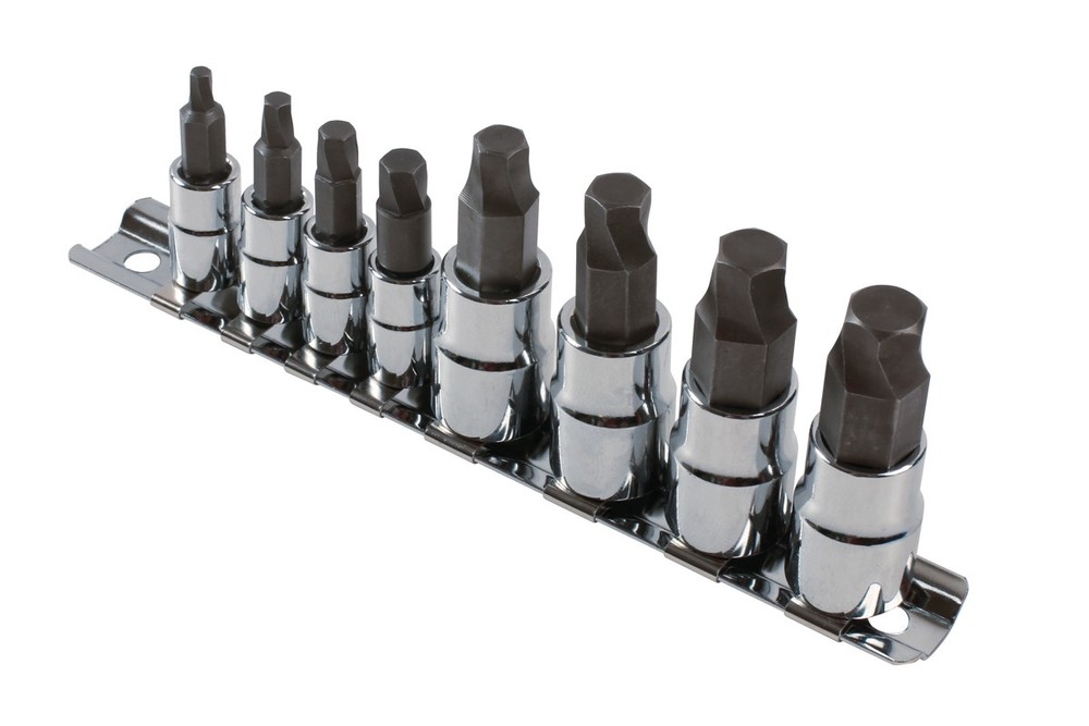 Laser Tools Extractor Set for Damaged Hex Fasteners 8052