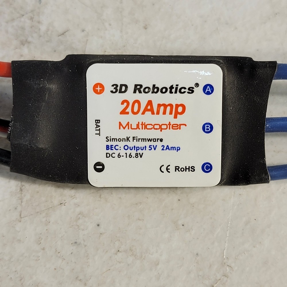 3D Robotics 20 amp ESC Multicopter Drone DC 6-16.8V Output