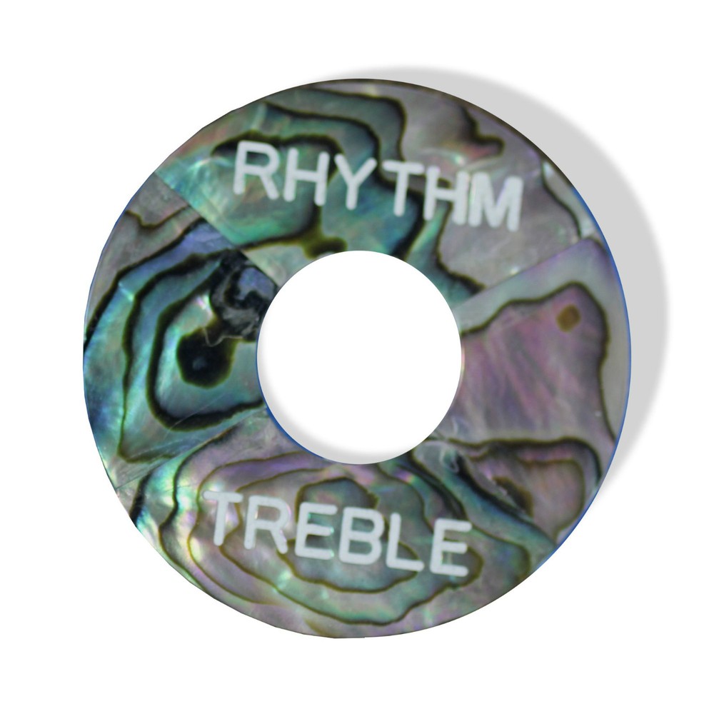 Toggle Switch Plate Abalone Shell Rhythm Treble 081329AB