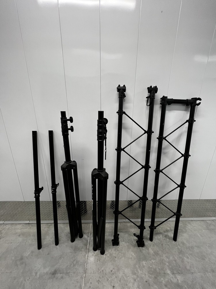 On-Stage Stands LS7730 Lighting Stand with Truss Black (Complete Kit)