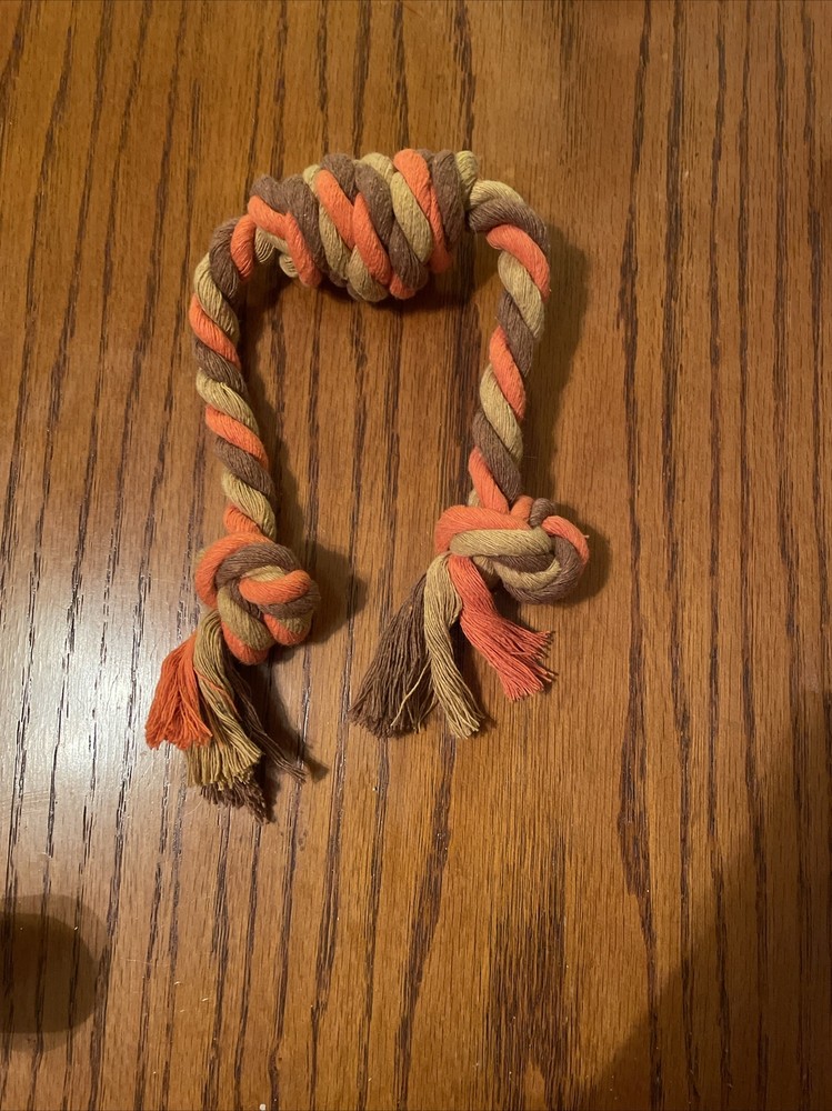 Multicolor Handmade Rope Dog Toy Small