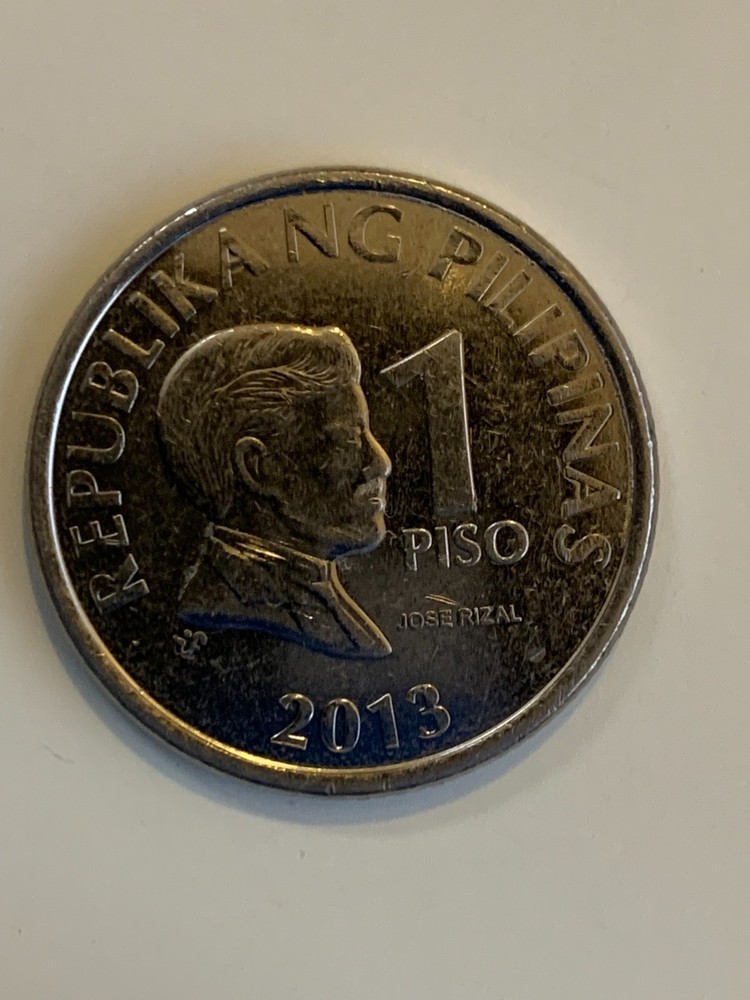 2013 Philippines 1 piso coin