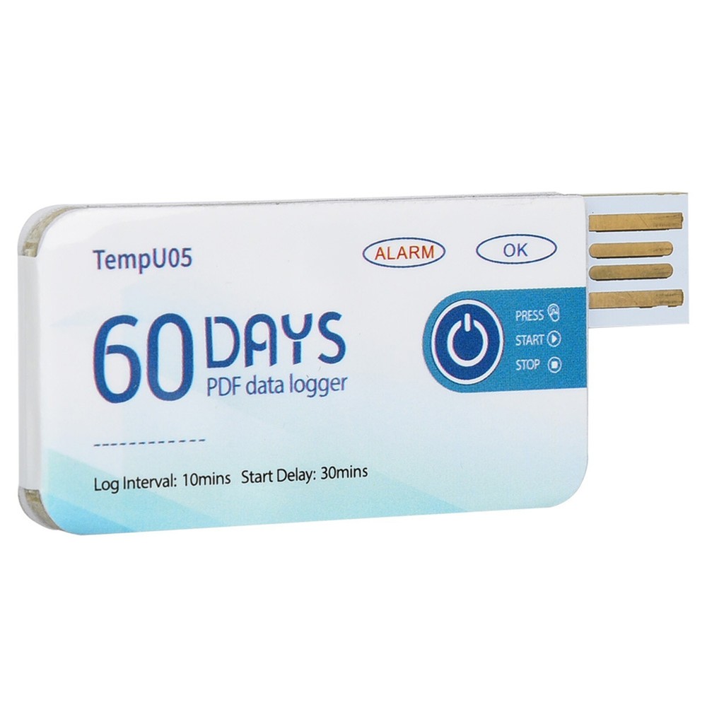 TempU05 Single Use Temperature Data Logger Disposable USB Temperature Recorder