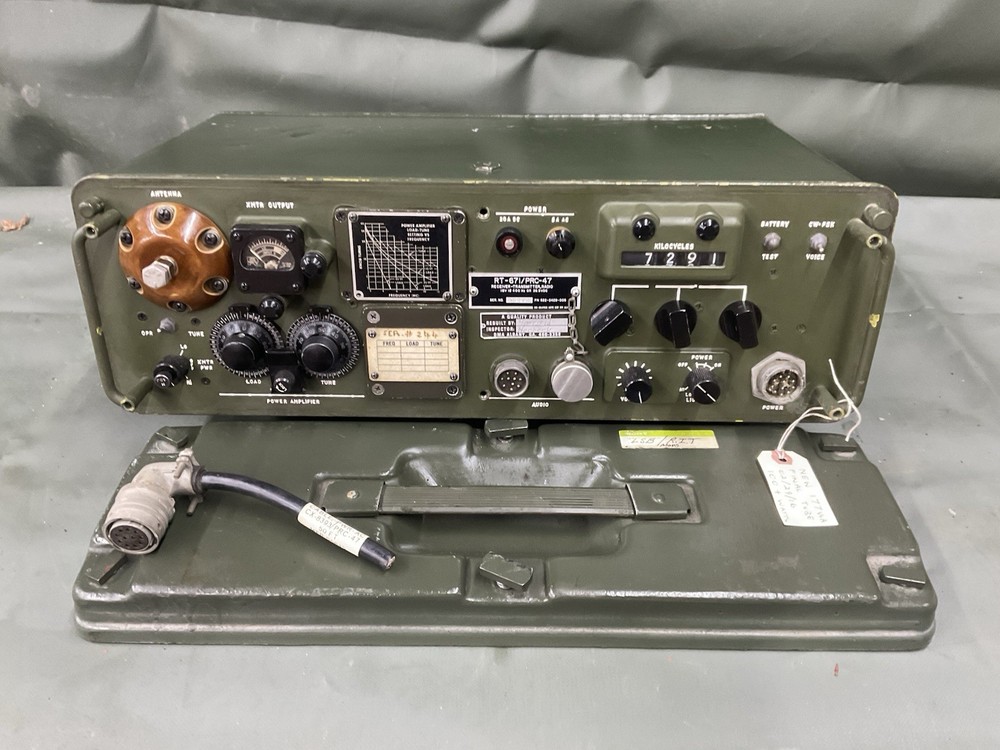 Collins Military HF Radio Prc47  With Clarifier + LSB mods + PS transistorsRt671