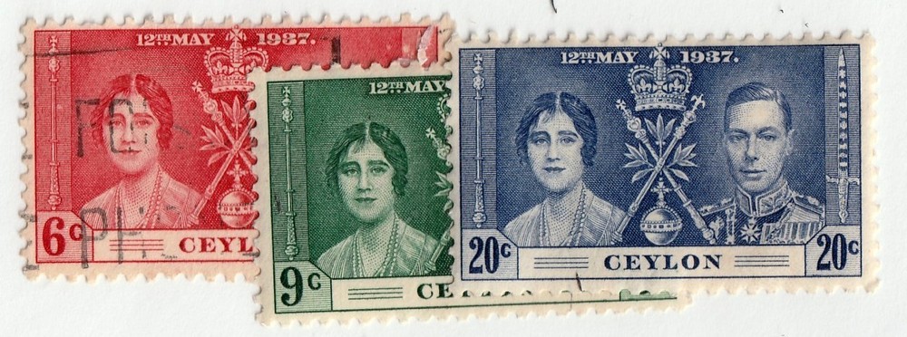 Ceylon        275 - 277        Mint & Used