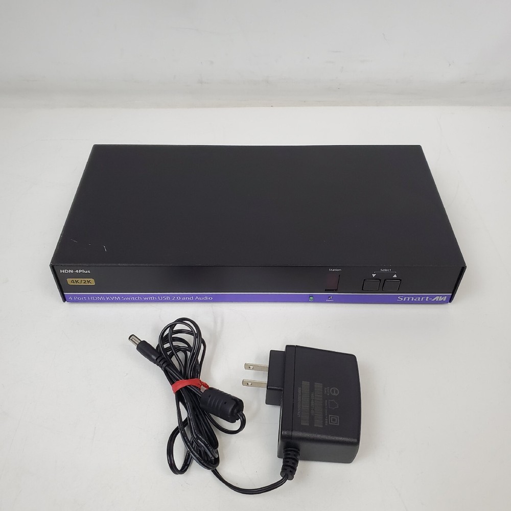 Smart-AVI HDN-4PLUS 4-Port HDMI KVM Switch HDN-4PLUS-S