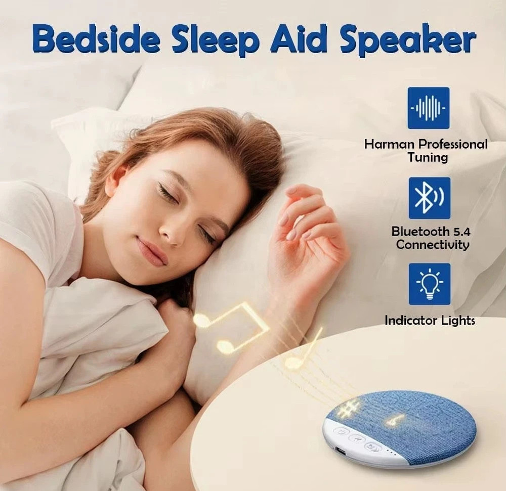 Under Pillow Speaker For Sleeping Bone Conduction Speaker With White Noise Timer