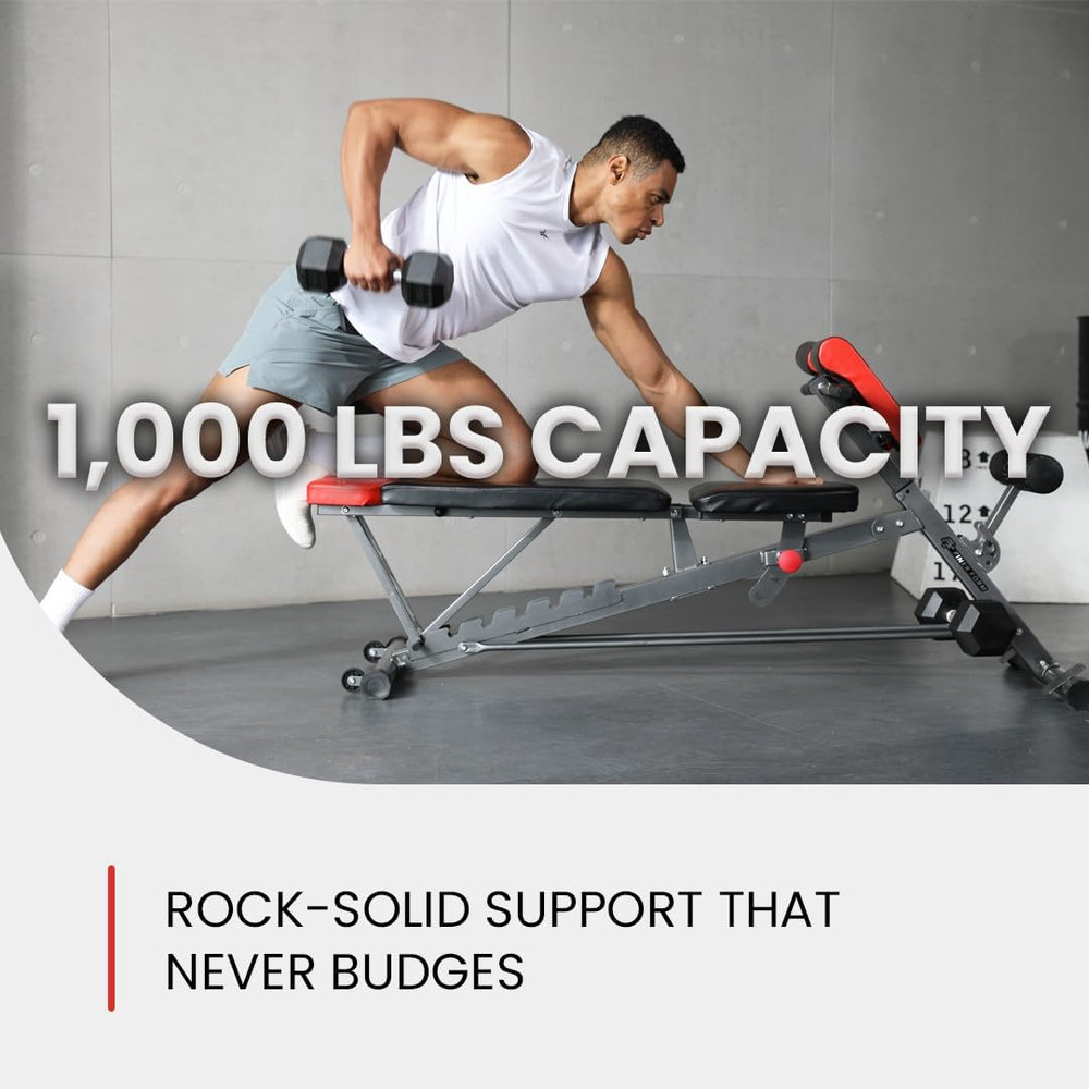 Finer Form Multi-Functional Weight Bench for Full Body Workouts